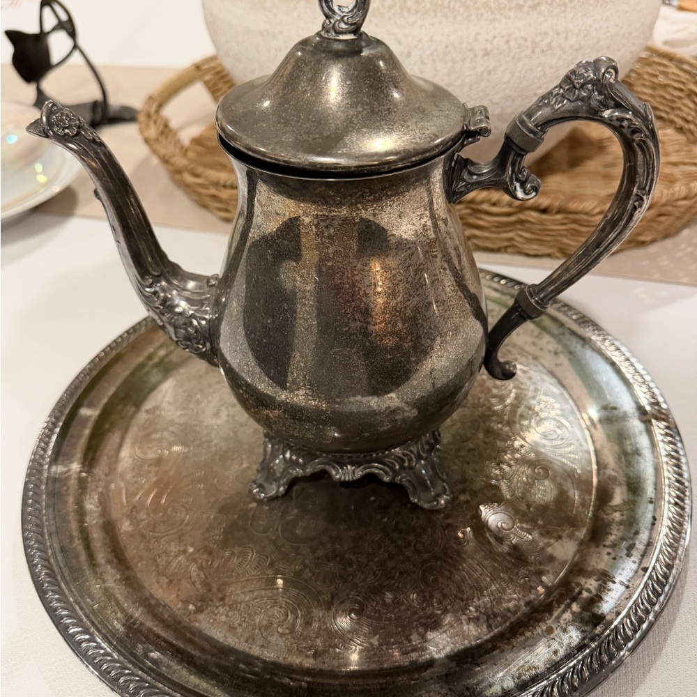 Vintage Silver Teapot